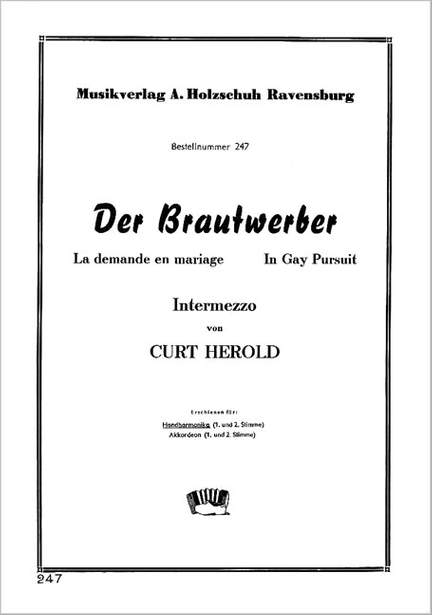 Curt Herold: Der Brautwerber