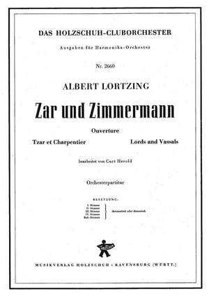 Albert Lortzing: Zar und Zimmermann