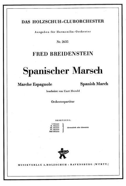 Fred Breidenstein: Spanischer Marsch