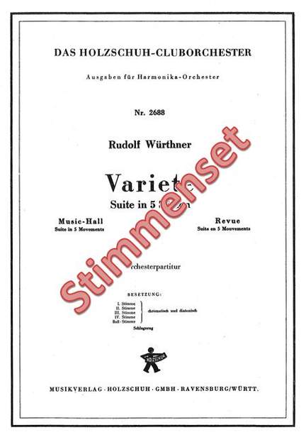 Rudolf Würthner: Varieté Suite