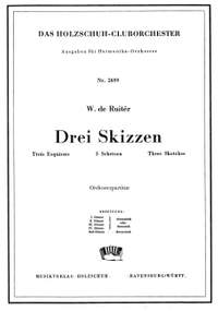 W. de Ruitér: Drei Skizzen
