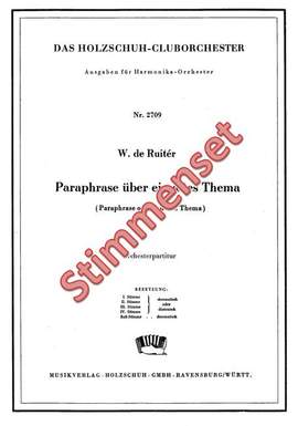 W. de Ruitér: Paraphrase über ein altes Thema