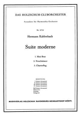 Hermann Kahlenbach: Suite moderne