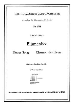 Gustav Lange: Blumenlied