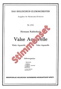 Hermann Kahlenbach: Valse Aquarelle