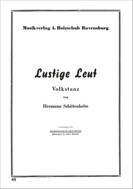 Hermann Schittenhelm: Lustige Leut