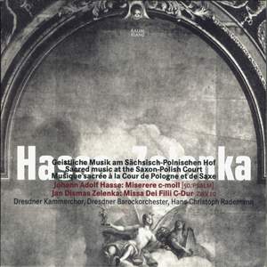 Hasse & Zelenka: Sacred Music at the Saxon-Polish Court
