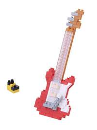 Nanoblock Electric Guitar - Red