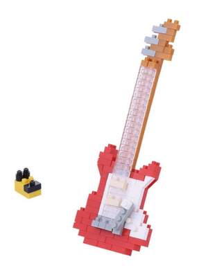 Nanoblock Electric Guitar - Red