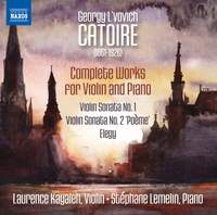 Catoire: Complete Works for Violin and Piano