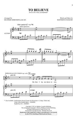 Matthew Evancho: To Believe