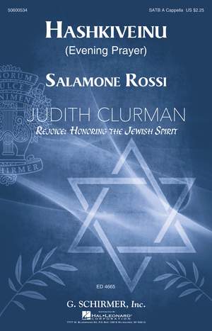 Salamone Rossi: Hashkiveinu (Evening Prayer)