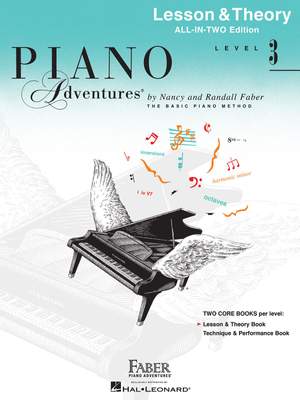 Piano Adventures All-In-Two Level 3 Lesson/Theory