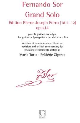 Fernando Sor: Grand Solo - Édition Pierre Porro (1811–12), op 14