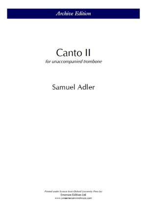 Adler, Samuel: Canto 2