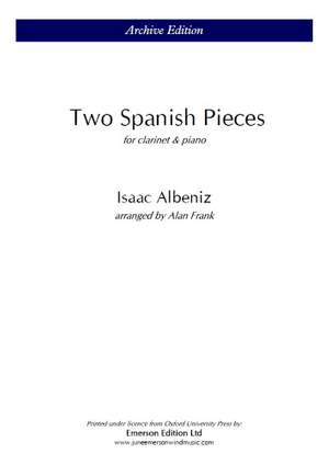 Albeniz, Isaac: Two Spanish Pieces (Tango & Serenata)