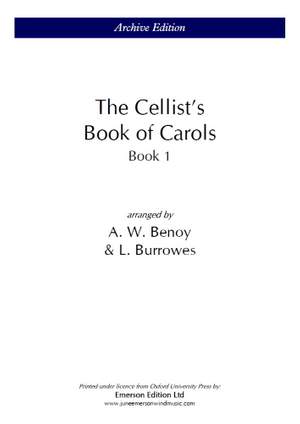 Benoy, Arthur William: Cellists Book Of Carols Bk.1
