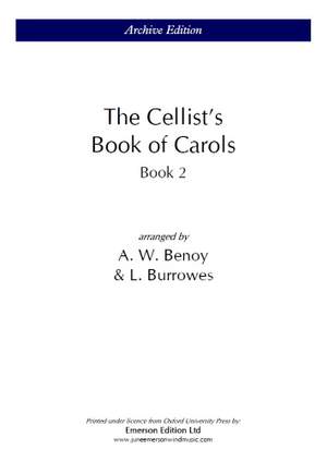 Benoy, Arthur William: Cellists Book Of Carols Bk.2