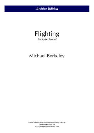 Berkeley, Michael: Flighting for Solo Clarinet