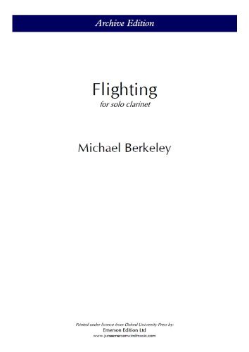 Berkeley, Michael: Flighting for Solo Clarinet