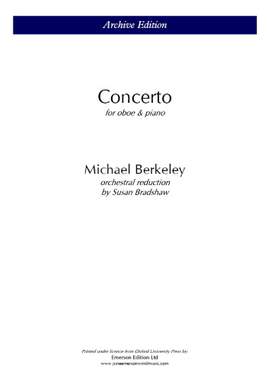Berkeley, Michael: Sonata in One Movement