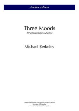 Berkeley, Michael: Three Moods