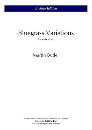 Butler, M: Bluegrass Variations