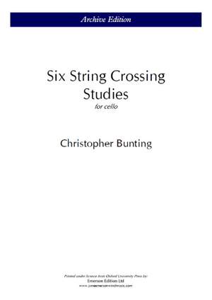 Bunting, C: Six String Crossing Studies