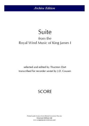 Dart, T: Suite From The Royal Music Of King James I (Recorder Enesmble)