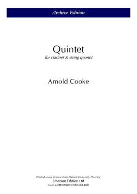 Cooke, A: Quintet