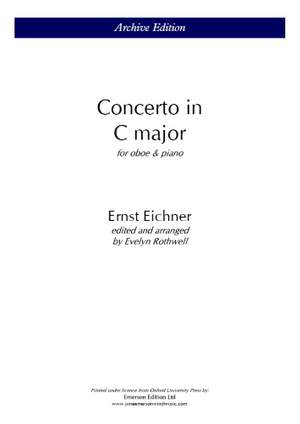 Eichner, E: Concerto for oboe and strings (Piano Reduction)