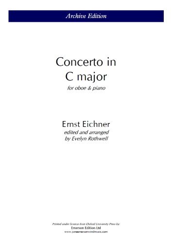 Eichner, E: Concerto for oboe and strings (Piano Reduction)