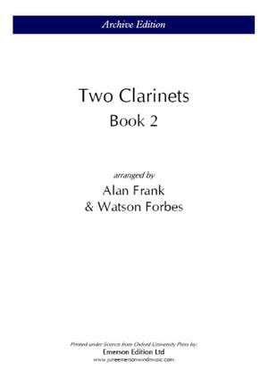 Frank, Alan: Two Clarinets Bk.2