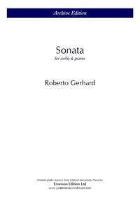 Gerhard, R: Cello Sonata