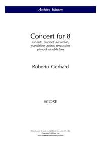 Gerhard, R: Concert For Eight (Score)