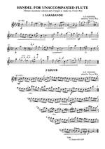 Handel, George Frideric: Handel for Unaccompanied Flute Product Image