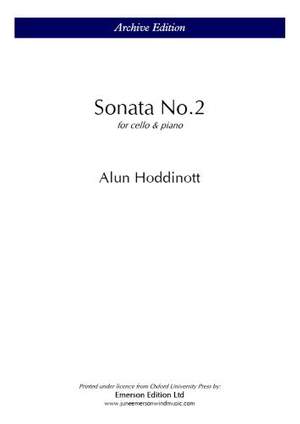 Hoddinott, Alun: Cello Sonata No.2