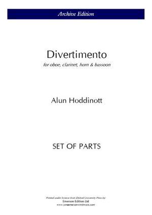 Hoddinott, Alun: Divertimento Op.32 (Set Of Parts)