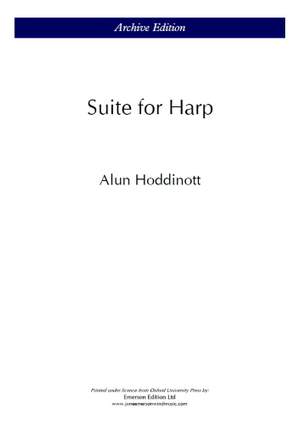 Hoddinott, Alun: Suite for Harp