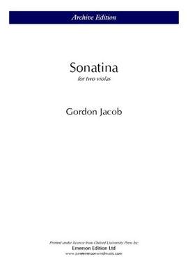 Gordon Jacob: Sonatina for Two Violas