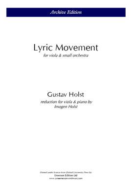 Holst, Gustav: Lyric Movement
