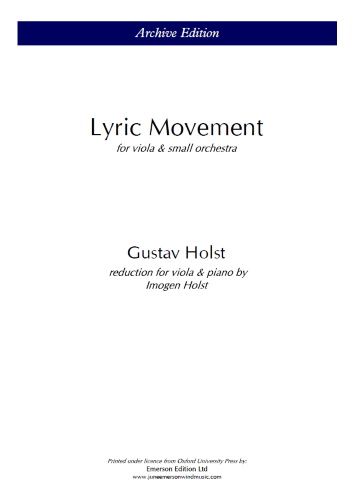 Holst, Gustav: Lyric Movement