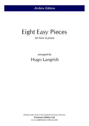 Langrish, H: 8 Easy Pieces