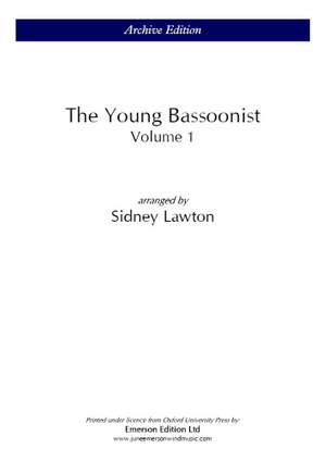 Lawton, S: Young Bassoonist Vol.1