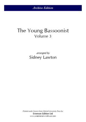 Lawton, S: Young Bassoonist Vol.3