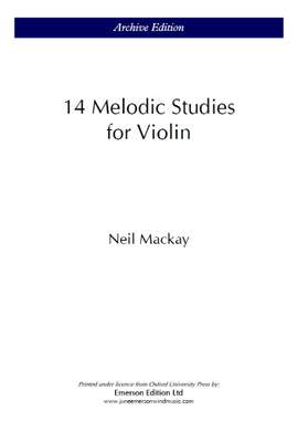 Mackay, N: 14 Melodic Studies