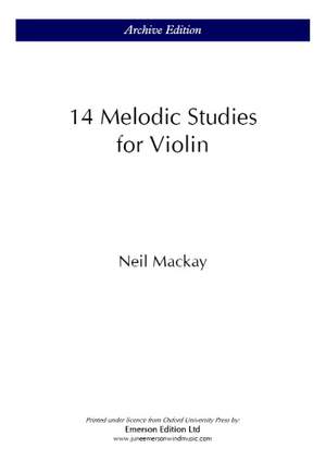 Mackay, N: 14 Melodic Studies