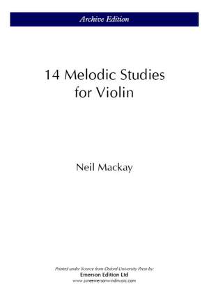 Mackay, N: 14 Melodic Studies