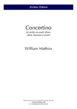 Mathias, William: Concertino
