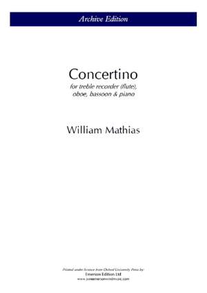 Mathias, William: Concertino